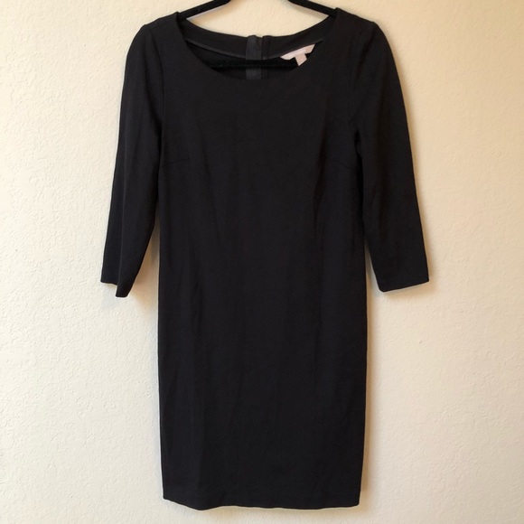 womens black shift dress